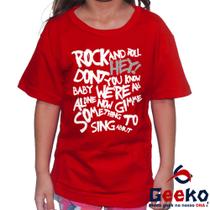 Camiseta Infantil Paramore 100% Algodão Crush Rock Geeko