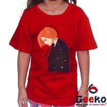 Camiseta Infantil Paramore 100% Algodão Hayley Williams Rock Geeko