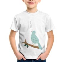 Camiseta Infantil Passarinho Cantando - Foca na Moda
