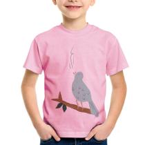 Camiseta Infantil Passarinho Cantando - Foca na Moda