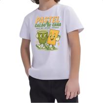 Camiseta Infantil Pastel e Caldo de Cana