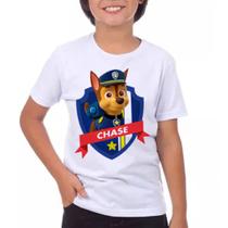 Camiseta Infantil Patrulha Canina Modelo 1