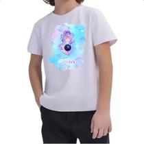 Camiseta Infantil Peixes fundo zodiacal Camiseta Infantil Peixes fundo zodiacal