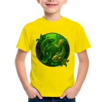 Camiseta Infantil Peixes Sígno - Foca na Moda