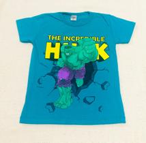 Camiseta Infantil Personagem Incrível Hulk Camiseta Infantil Personagem Incrível Hulk