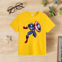 Camiseta infantil personagens