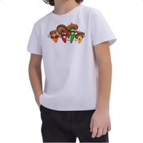Camiseta Infantil Pimenta los amigos Camiseta Infantil Pimenta los amigos