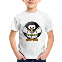 Camiseta Infantil Pinguim Judô - Foca na Moda