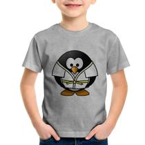Camiseta Infantil Pinguim Judô - Foca na Moda