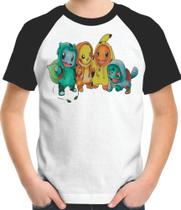 Camiseta Infantil Poke Amigos