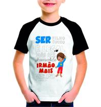 Camiseta Infantil Poliéster Estampada Filho Único