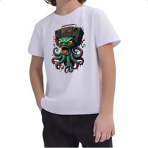 Camiseta Infantil Polvo boombox Camiseta Infantil Polvo boombox