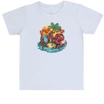 Camiseta Infantil Polvo na ilha Camiseta Infantil Polvo na ilha