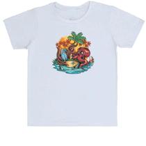 Camiseta Infantil Polvo na ilha