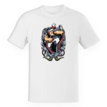 Camiseta Infantil Popeye vs Kraken