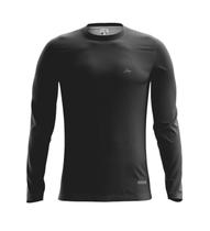 Camiseta infantil Preta Manga Longa com Proteção UV - Duagro Tamanho:12Cor:Preto