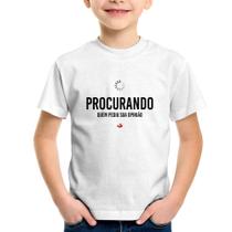 Camiseta Infantil Procurando quem pediu sua opinião - Foca na Moda