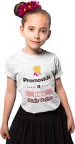 Camiseta Infantil Promovida a Irmã Mais Velha Branca