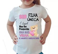 Camiseta Infantil Promovida A Irmã Mais Velha É Legal