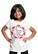 Camiseta Infantil Promovida Irmã Mais Velha Branca