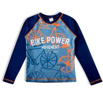 Camiseta infantil proteção malha uv bike power masculina tip top ref: 5725183 12/16