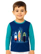Camiseta Infantil Proteção Solar UV50+ Praia Piscina Camiseta Infantil Proteção Solar UV50+ Praia Piscina
