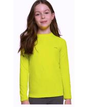 Camiseta Infantil Proteção Uv 50+ Manga Longa Tamanhos 10/16