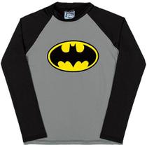 Camiseta infantil proteção uv batman justice league ref:m4117 4/10