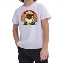 Camiseta Infantil Pug Adamaste