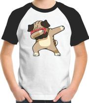 Camiseta Infantil Pug Dançando - Casa Mágica