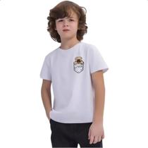 Camiseta Infantil Pug no bolso