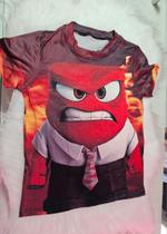 Camiseta Infantil Raiva divertidamente