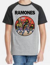 Camiseta Infantil Ramones Simpson