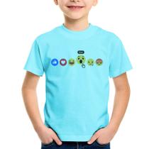 Camiseta Infantil Reações Facebook Eita! - Foca na Moda