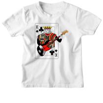 Camiseta Infantil Rei de Paus do Rock