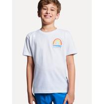 Camiseta Infantil Reserva Mini Basica Careca/Branca Estampa Feeling Good Camiseta Infantil Reserva Mini Basica Careca/Branca Estampa Feeling Good