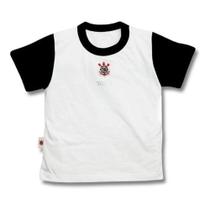Camiseta infantil revedor corinthians bicolor unissex - bebê