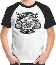 Camiseta Infantil Ride To Live