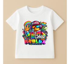 Camiseta Infantil Roblox 100% Algodao Modelo 4