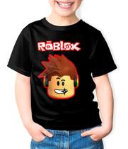 Camiseta infantil roblox desenho game youtuber menina menino festa aniversario