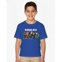 Camiseta Infantil Roblox Manga Curta 100% Algodão menino e menina