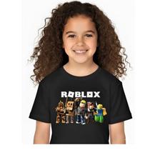 Camiseta Infantil Roblox Manga Curta 100% Algodão menino e menina