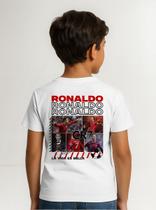Camiseta Infantil Robozão Cristiano Craque Futebol Jogador