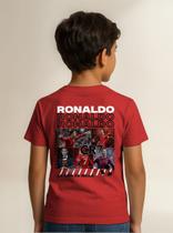 Camiseta Infantil Robozão Cristiano Craque Futebol Jogador Camiseta Infantil Robozão Cristiano Craque Futebol Jogador