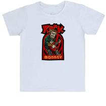 Camiseta Infantil Rock Monkey Camiseta Infantil Rock Monkey