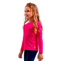 Camiseta Infantil Rosa com Proteção UV Tamanho 14 31 - Vitho Protection