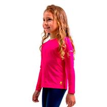 Camiseta Infantil Rosa com Proteção UV Tamanho 14 31 - Vitho Protection