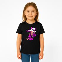 Camiseta Infantil Rosa da Emily Vick Nova Coleção dos Rosas YouTuber Estrela