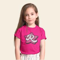 Camiseta Infantil Rosa Emilly vick Dos Rosas estrela da Emilli Vick Youtube