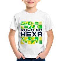 Camiseta Infantil Rumo ao Hexa - Foca na Moda